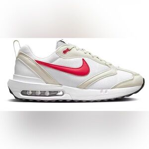 Nike White and Pink Athletic Sneakers